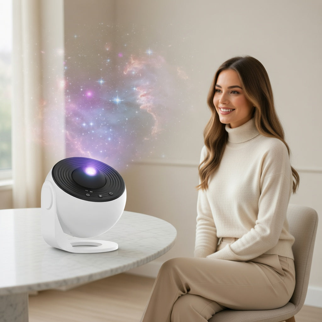 Rotating dome projects smoothly